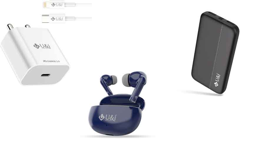 U&i Offers TWS Earbuds, Powerbanks and Chargers